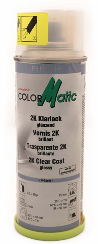Trasparente Spray Bicomponente 2K -Lucido/Opaco- - Happy Color